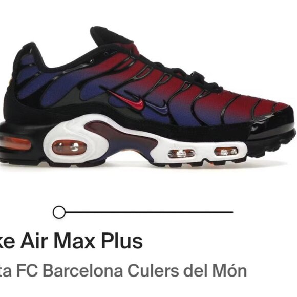 Nike Air Max PlusPatta FC Barcelona Culers Del Món Shoes - Size 10.5 - Picture 1 of 8